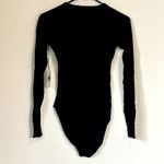 Good American NWT  Black The Feel Good Long Sleeve Bodysuit - Size 3 (Large) Photo 6