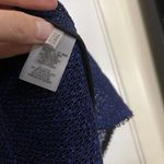 Elie Tahari  blue knit crochet cardigan blazer sweater size US 8 Photo 5