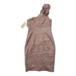 Eliza J  Shimmering Rose One Shoulder Mini Dress Size 4 Photo 1