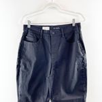 Pilcro by Anthropologie Knightsbridge Slim Tuck High Rise Ankle Jeans Black 32 Size 14 Photo 3