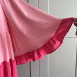 Fantastic Fawn  Pink Tiered Ruffle Barbie Birthday Dress Sz Small Photo 2