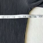 French Connection Pleated high neck long sleeve blouse metallic black Photo 8