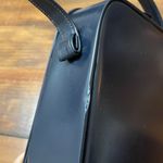 Black vintage shoulder bag with Mirror inside Handbag Photo 6
