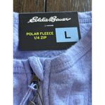 Eddie Bauer  Women's Long Sleeve Polar Fleece Quarter Zip Pullover Large L Photo 13