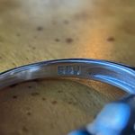 Natural Peridot Sterling Silver Ring Size 7 Photo 5