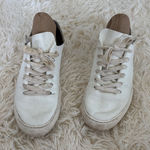Sam Edelman  White Leather Low Top Sneakers Casual Shoes Women's‎ Size 8 Photo 0