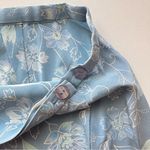 Coldwater Creek Blue Midi Pencil Skirt with Slit 100% silk Photo 6