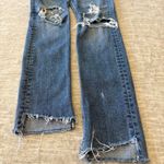 Rag and Bone Rag & Bone Commodore Jean Womens 27 Skinny Distressed Mid Rise Stretch Raw Hem Photo 2
