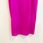 Johnny Was  Fuchsia Silk Dress midi slip dress holiday New Year’s Eve party neon Photo 3