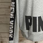 PINK - Victoria's Secret Victoria's Secret PINK sequin 'New York' cowl neck fleece sweatshirt Size Large Photo 6