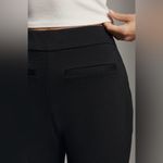 Anthropologie  High-Rise Flare Black Knit Pants Photo 4