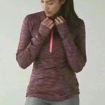 Lululemon  Kanto Catch Me Half Zip Heathered Bordeaux Drama Pullover Photo 0