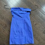Strapless Blue Dress Photo 0
