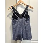 Lululemon Sports Bra - Heathered Blue and Black Photo 1