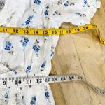 Love Shack Fancy  100% cotton mini dress in cream and blue floral NWT Photo 7