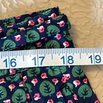 Gap  Women's Floral A-Line Skirt Mini Leaf Lined Waist Tie Green Pink Blue Size 1 Photo 7