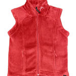 Avalanche Fleece Vest Womens Size Small Red Stand Collar Sleeveless Activewear Photo 0