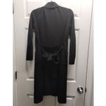 Say What? Say What? Size Medium Black Textured Longline Waterfall Cardigan Y2K Sweater Photo 1