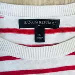 Banana Republic “Paris” red white Navy sweater sz small Photo 3