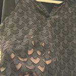 Van Heusen  Ribbed Blue Blouse Photo 2