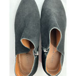 Lucky Brand Womans Pull On Booties 8 M Black Side Zip Cut Out Low Heel Photo 5