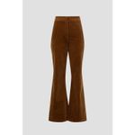 Adam Lippes  Brown Retro 70s Corduroy Flare Leg High Rise Pants Size 16 Photo 3