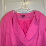 Jessica London  Pink Ruffle Button Front Blazer Jacket 26 Photo 3