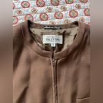 Valentino Garavani RARE Vintage 60s Valentino Miss V Brown Blazer Jacket Size 6 Zip Up Photo 2