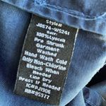 Sanctuary Navy Blue Cloudscape Draped Jacket Photo 6