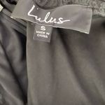 Lulus So Into You Crochet Lace Bustier Skater Dress in Black Size Small Photo 7