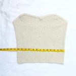 Aerie NWOT  Pearl Ribbed Sweater Tube Top - Heather Frost - XL Photo 11