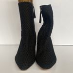 ZARA Whimsigoth Mesh Heeled Zip up Booties Black Size 39 US 8.5 Photo 3