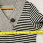 Soft Surroundings  Chill Time Stripe Dress Sz XS Grey Black Stripes Super Soft Photo 7