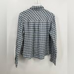 Rails  Blue DANA MINI CHECK 100% Tencel Lyocell‎ Button Front size medium Photo 3