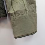 Oilily Olive Green Military Utility Jacket EU 40 Cotton Floral Lined Vintage Y2K Size 8 Photo 4