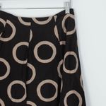 Banana Republic  Geometric A‎ Line Silk Blend Skirt Old Money Minimalist Size 4P Photo 5