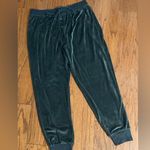 secret treasures  Gray /charcoal velvet lounge pants - Size Medium.  Super cute, gently used & very excellent condition. Measurements approximately 16” waste not fully stretched out from elastic waste band x 37” long x 10” rise. None smoking home m. Priced to sell at as is condition. Don’t like my price make reasonable offer! Photo 0