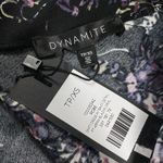 Dynamite  Dark Feminine Floral Shift Dress Size TP XS Short Sleeve Mini Edgy Photo 4