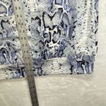 Unbranded Hoodie Womens Medium Snake print Long Sleeve V Neck Pullover Photo 2