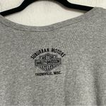 Vintage Harley Davidson Square Neck Side Stripe Baby Short Sleeve T Photo 5