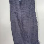 Amsale Gray Women's Gray Tulle One Shoulder Formal Gown Wedding Dress Size 6 Photo 5