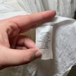 Alice + Olivia  Kiara Smocked Long Sleeve Dress White Mini Dress Size 6 bridal Photo 6