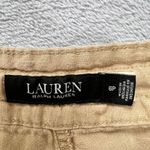Ralph Lauren Lauren  Linen Pants 6P‎ Tan Beige Wide Leg Drawstring Elastic Wais Photo 4