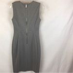 Calvin Klein  Gray Sleeveless Exposed Zip Knee Length Dress 4 Photo 4