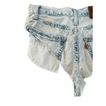Levi's VINTAGE Orange Tag Bikini Booty Cut Off Shorts Acid Wash Distressed Sz 26 Photo 7