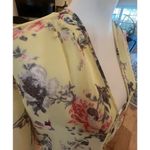 Live 4 Truth  SHEER kimono YELLOW FLORAL SWIM COVER WOMENS ONE SIZE Photo 4