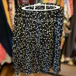 Max Studio NWT Vintage Black/Cream Midi Skirt M Photo 1