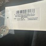 In The Style Balloon Sleeve Button Down Mini Dress Jac Jossa Black Tall Sz 10 New Photo 6