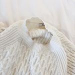 Knit Mix White Sweater Photo 3