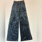 Aerie  Velvet Pajama Set! Button Up Top and Wide Leg Bottoms Size Small Photo 2